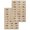 Brown, variant on Ocean Fishhooks Kitchen Dish Towels for Drying Dishes Set of 2, Vintage Coastal Fishing Pattern Brown Waffle Weave Microfiber Hand Tea Bathroom Towels Quick Dry & Absorbent Towel 15.7x23.6
