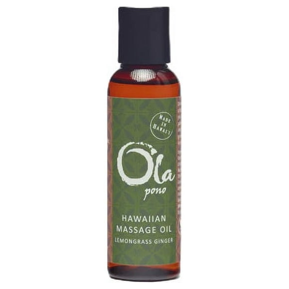 Ola Tropical Apothecary Lemongrass Ginger Massage Oil - 2 fl oz