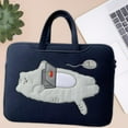 thumbnail image 6 of PETSOLA Laptop Bag Computer Handbag,Protective Dust Cover with Handle,Cat Outdoor Travel Lightweight Laptop Sleeve Case for Men Women 15.6 inches, 6 of 10