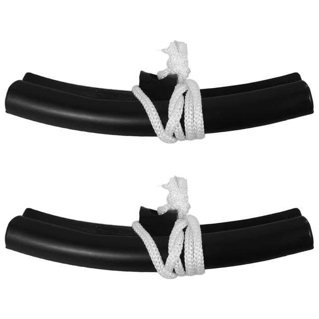 WEUVEB 1Par Accesorios Para De Auto Protector De Borde En Plástico Negro Duradero