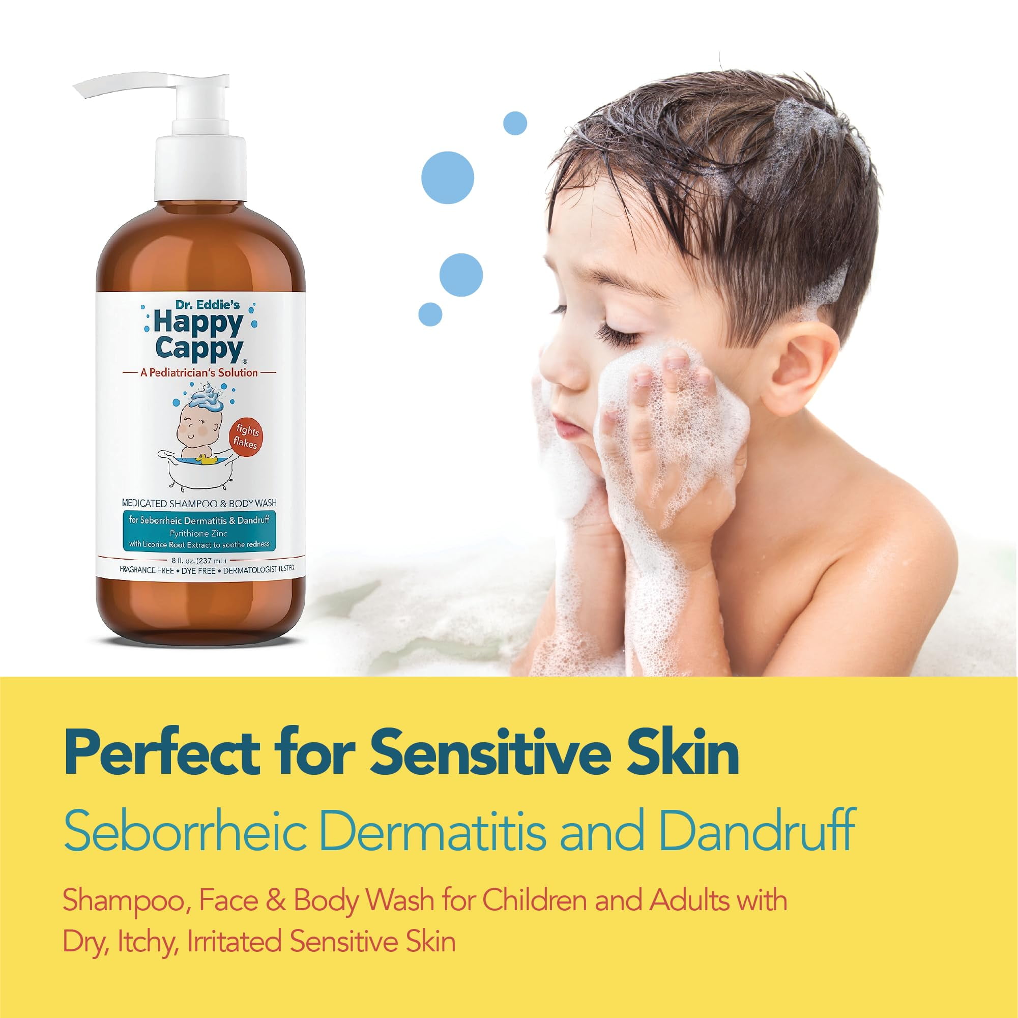 Dr. Eddie s Happy Cappy Medicated Shampoo Body Wash for