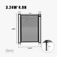 thumbnail image 2 of Domi Self-Closing Gate with Magnetic Latch & Drill Guide Bundle,Easy DIY Installation for 5FT High Pool Fences,Black, 2 of 5