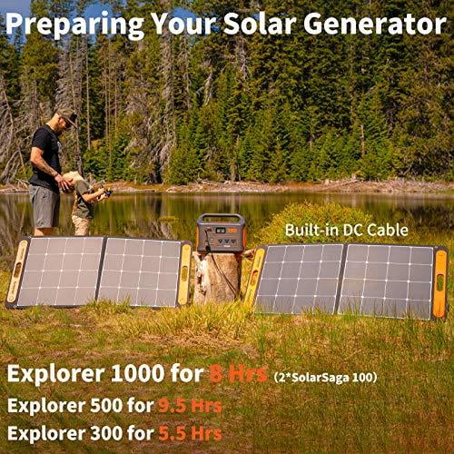 Jackery SolarSaga 100W Portable Solar Panel for Explorer 160/240