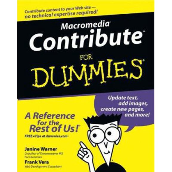Pre-Owned Macromedia Contribute for Dummies (Paperback) 0764537512 9780764537516