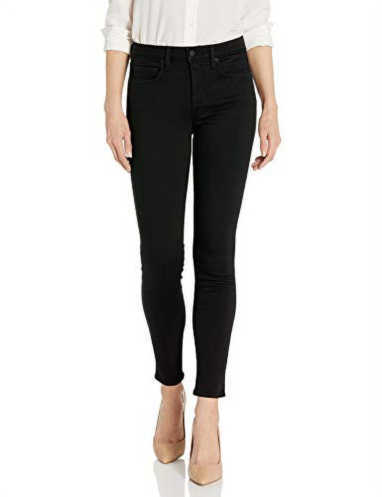 LOWLA 21892 Colombian Butt Lifting Push Up Skinny Jeans For Women – Black, Mid-Rise, Wide Waistband