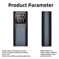 thumbnail image 3 of Compresor de Aire Portátil para Inflar Neumáticos, Bomba de Aire Inalámbrica con Pantalla LCD Dual Precisa y Luz LED para Auto/Moto., 3 of 5