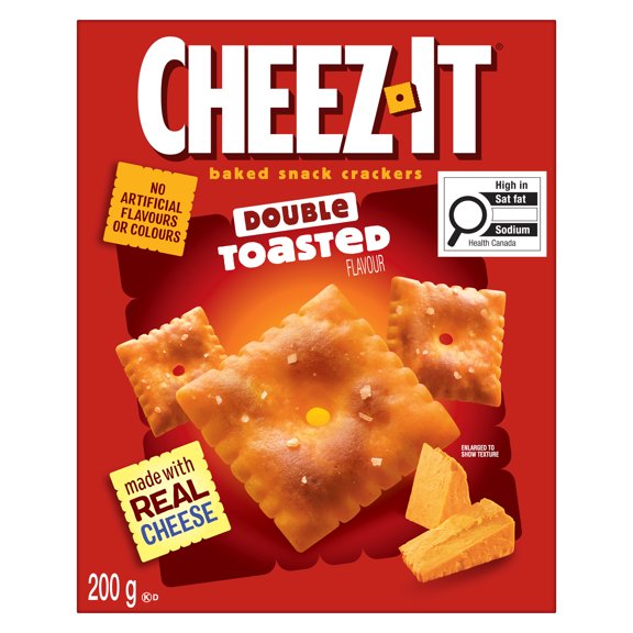 Cheez-It* Baked Snack Crackers Double Toasted Flavour 200 g