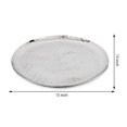 thumbnail image 2 of Full Polished Stainless Steel 14" Round Service Tray., 2 of 5