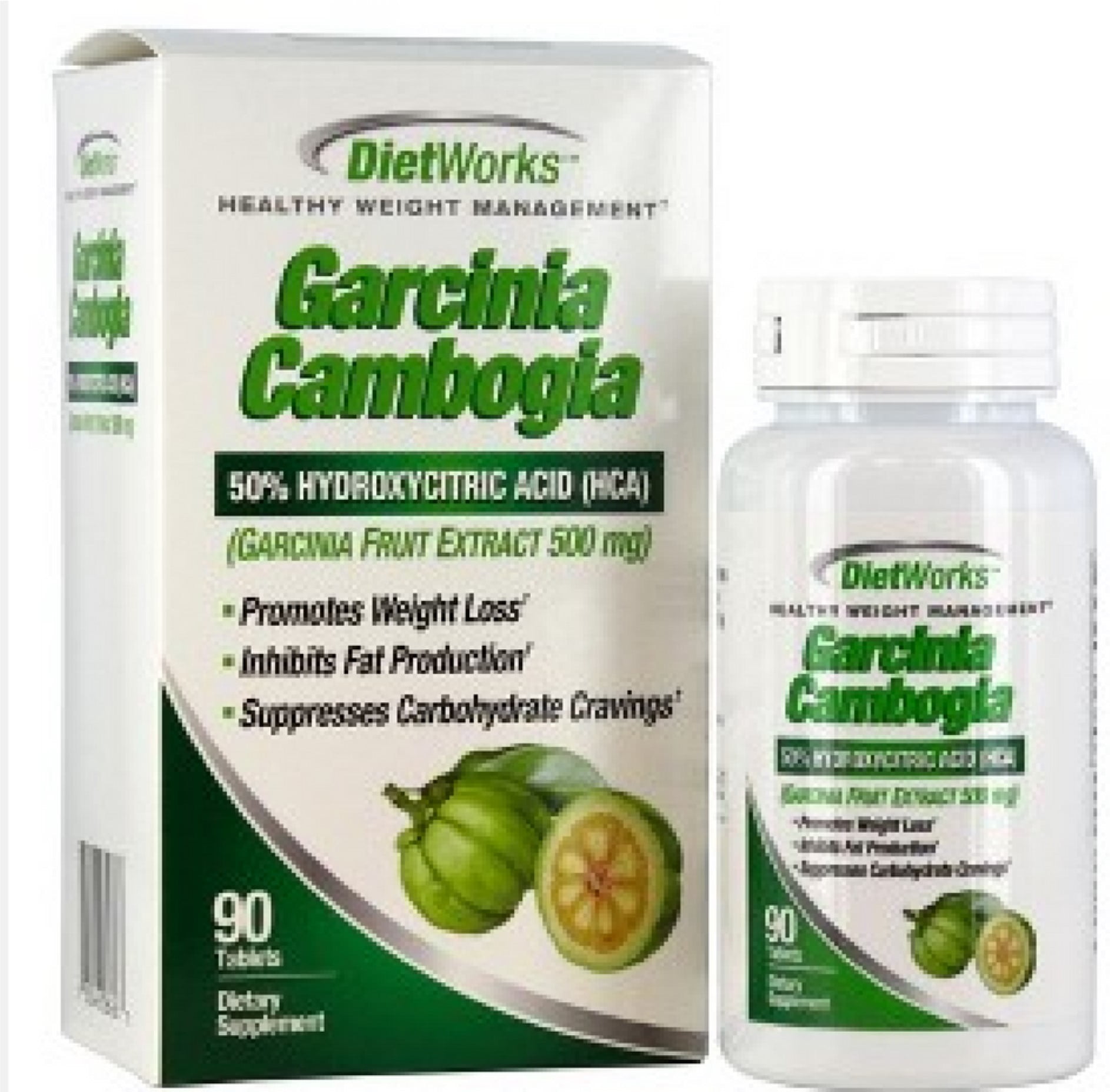 DietWorks Healthy Weight Management Garcinia Cambogia Tablets 90