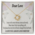 thumbnail image 3 of To My Girlfriend Always and Forever Infinity Knot Necklace Message Card, 3 of 17