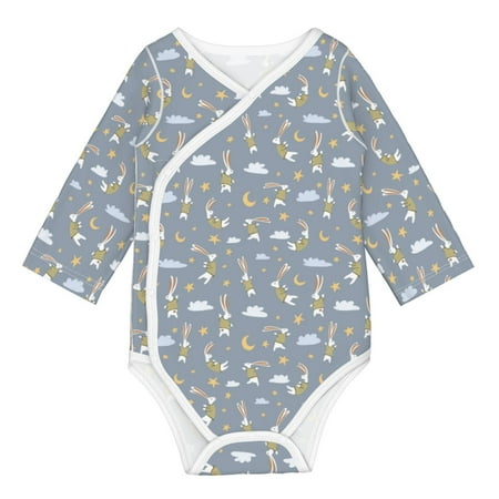 

Coaee Sleep Rabbit for Soft Cotton Baby Long-Sleeve Bodysuit Girls Boys Bodysuit Romper