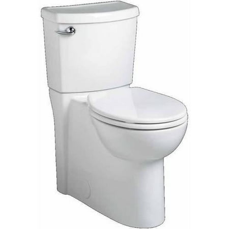 American Standard 2988.101.020 Cadet 3 Flowise Right-Height Round Front 1.28 GPF Toilet with Seat, 12