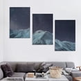 thumbnail image 4 of nygtbtfer Winter Canvas Wall Art for Wall Decor - Snowy Mountains Nature Landscape Paintings Print On Canvas HD Giclee Artwork Ready to Hang for Living Room Office  12x16x3pcs, 4 of 4
