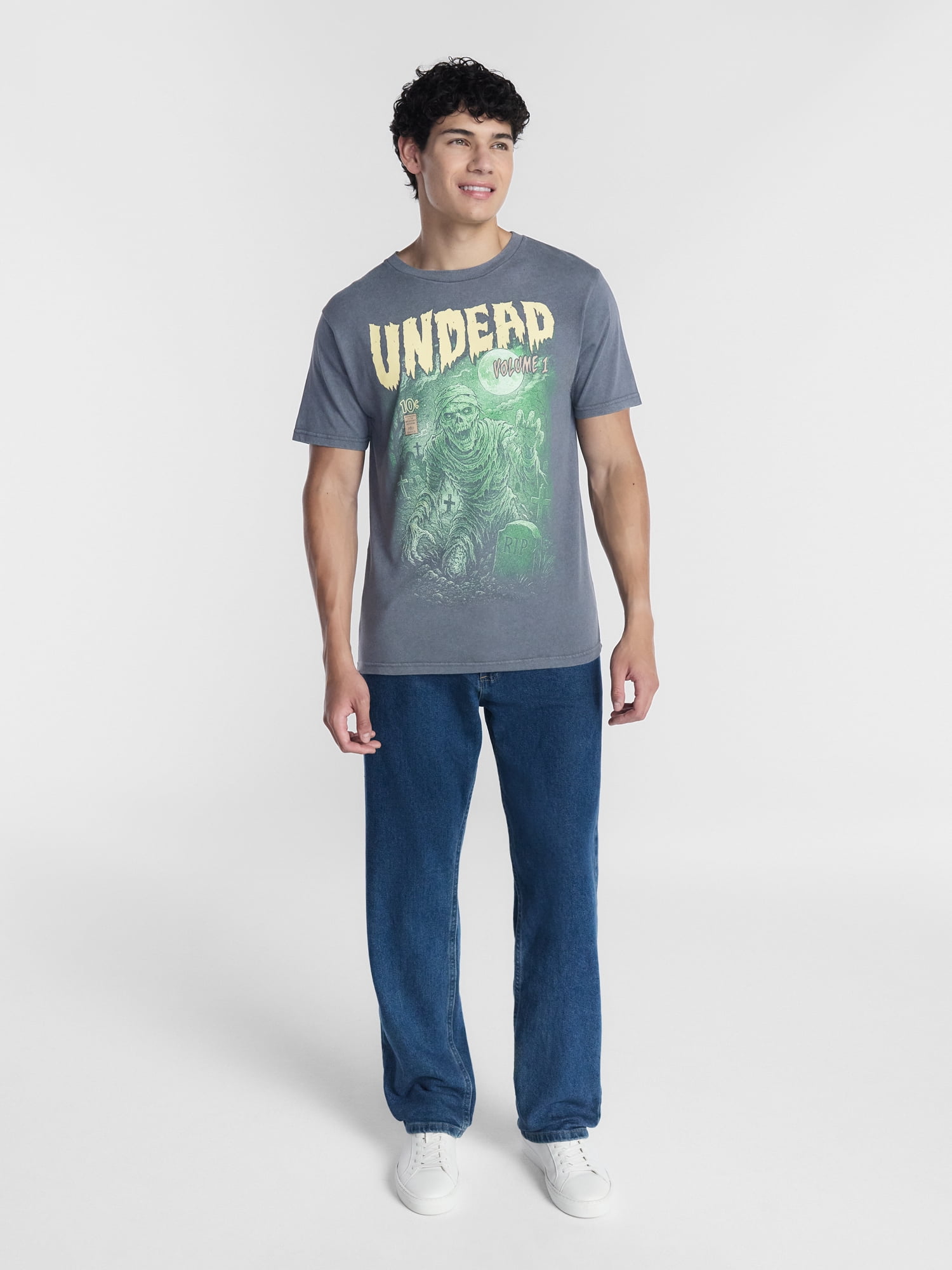 Men's Halloween Monsters Graphic Tee Shirt from Way to Celebrate, Sizes XS-4XLT
