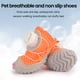thumbnail image 4 of 2 botines de malla todoterreno para perros, transpirables, con suelas antideslizantes y ajuste de dial, protectores de patas para pavimento caliente, paseos al aire libre en verano y senderismo., 4 of 8