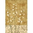 thumbnail image 2 of Donovan, Chris 23x32 White Modern Wood Framed Museum Art Print Titled - Blossoms in Gold II, 2 of 4