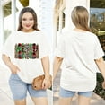 thumbnail image 6 of Anbech Merry Christmas Plus Size Shirts for Women Oversized T-Shirt Graphic Chrsitmas Tees Short Sleeve, 6 of 10