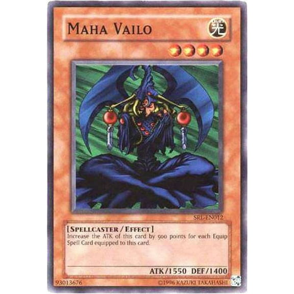 YuGiOh Spell Ruler 25th Anniversary Super Rare Maha Vailo SRL-EN012
