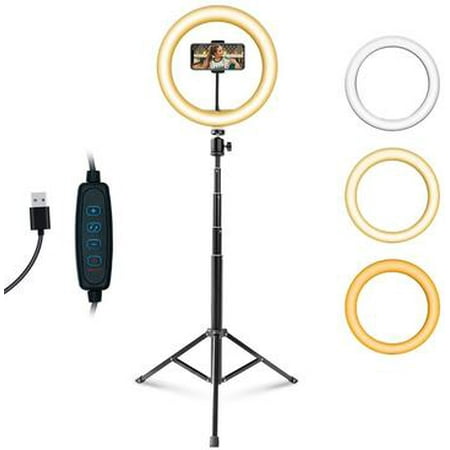 camera extendable tiktok tripod dimmable meetings flexible selfie remote stream holder makeup stand led ring phone light