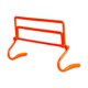 thumbnail image 1 of de agilidad, obstáculos ajustables, juego de barras de salto, equipo de entrenamiento de velocidad para correr, fútbol, ​​interior y exterior, naranja, 1 of 8