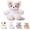 Dog-white, variant on 2026 New Teddy Bear Stuffed Animal Toys- 16 Inch Cute Teddy Bear Plush Toy Pillow for Adults, Huggable Easter Stuffed Animals Party Gifts Plush Toys, 0.66 lbs