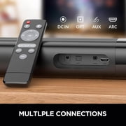 COWIN Sound Bar for TV, 2-in-1 Detachable Soundbar with Auto Volume Boost, TV Speakers with 3 EQ Modes, Bluetooth 5.3/ARC/Opt/AUX Connection for PC/Gaming/Projectors