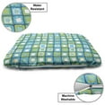 thumbnail image 3 of Abstract Pet Bed, Modern Geometric Pattern with Nested Quirky Rectangles in Aqua Color Palette, Chew Resistant Pad for Dogs and Cats Cushion with Removable Cover, 24" x 39", Multicolor, by Ambesonne, 3 of 4