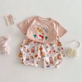 thumbnail image 4 of XDZJLR Pantalons pour Filles Enfants Minimalistes Rayés Taille Élastique Rouge 3-4 Ans, 4 of 4