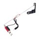 thumbnail image 2 of Indicador de oscilación de de pesca de primera calidad, s de pesca de 31 cm de largo, indicador de iluminación de de varilla de rojo Sunnimix Indicador de picadura de pesca, 2 of 6