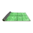 thumbnail image 2 of Ahgly Company Indoor Round Persian Emerald Green Traditional Area Rugs, 4' Round, 2 of 4