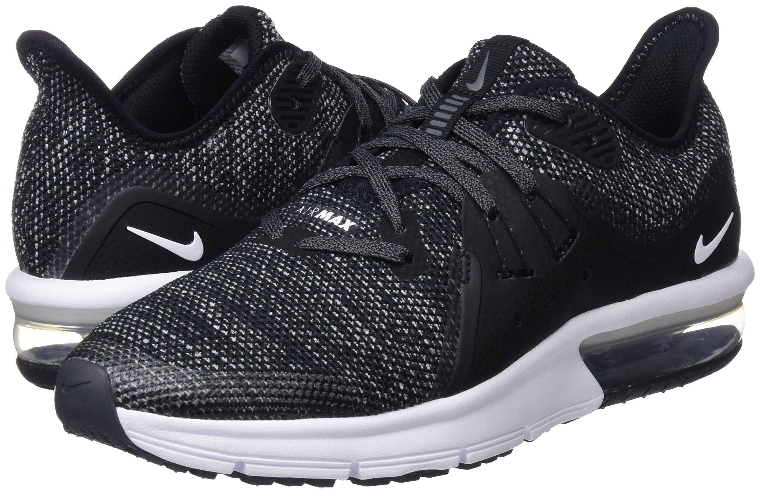 nike air max sequent 3 black white dark grey