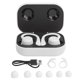 thumbnail image 1 of Auriculares Bluetooth con ganchos para la oreja, auriculares inalámbricos deportivos con caja de carga (blanco), 1 of 5