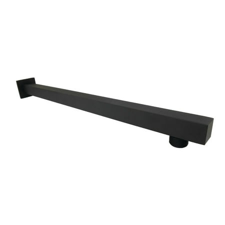 

Kingston Brass K4160 Shower Scape 15-3/4 Square Rain Drop Shower Arm with Flange Matte Black