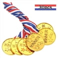 thumbnail image 4 of Paquete de 120 Medallas de Premio de Plástico Dorado para Niños, Perfectas para Deportes, Competiciones y Regalos de Fiesta, 4 of 5