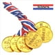 thumbnail image 4 of Paquete de 120 Medallas de Premio de Plástico Dorado para Niños, Perfectas para Deportes, Competiciones y Regalos de Fiesta, 4 of 6