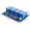 thumbnail image 6 of 4-Channel 5V Relay Module Board, Optocoupler Isolated Relay Interface Compatible with Arduino R3, Mega 2560, Raspberry Pi, ESP32 and DIY Automation Projects, 6 of 6