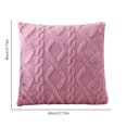thumbnail image 3 of Dvruxg Plush Geometric Patterned Cushion Brown Polyester 45x45cm Enhances Back Support and Living Room Style Extended Length for Ultimate Relaxation, 3 of 5