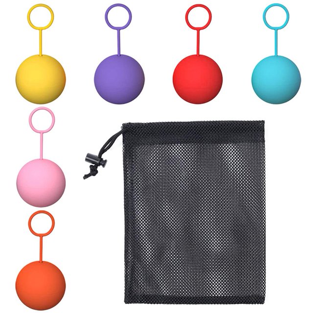 Anillo de tracción Globo de agua Bomba de agua de silicona Juegos de juguetes para jugar en la piscina (Multicolor + Bolsa)