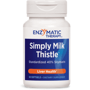 Enzymatic Therapy Simply Milk Thistle Softgels, 60 Ct