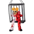 thumbnail image 1 of Jaula de aterradora, juguete colgante de Halloween para prisionero, muñeco de juguete de vocalización, juguete complicado de terror Estilo E, 1 of 6