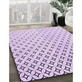 thumbnail image 2 of Ahgly Company Indoor Square Patterned Rich Lilac Purple Area Rugs, 7' Square, 2 of 6