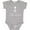 AC-Heather Grey, variant on Bee Kind Cute Bee Boys or Girls Baby Bodysuit