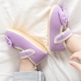 thumbnail image 3 of Biekopu Baby Girls Shoes, Soft Sole Bow Crib Shoes Non-slip Toddler Shoes for Casual Daily, 3 of 6