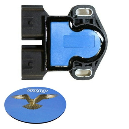 Nissan Xterra Leather HQRP Throttle Position Sensor TPS for Nissan Xterra 2000 2001 2002 2003 2004 00 01 02 03 04 plus HQRP Coaster ()