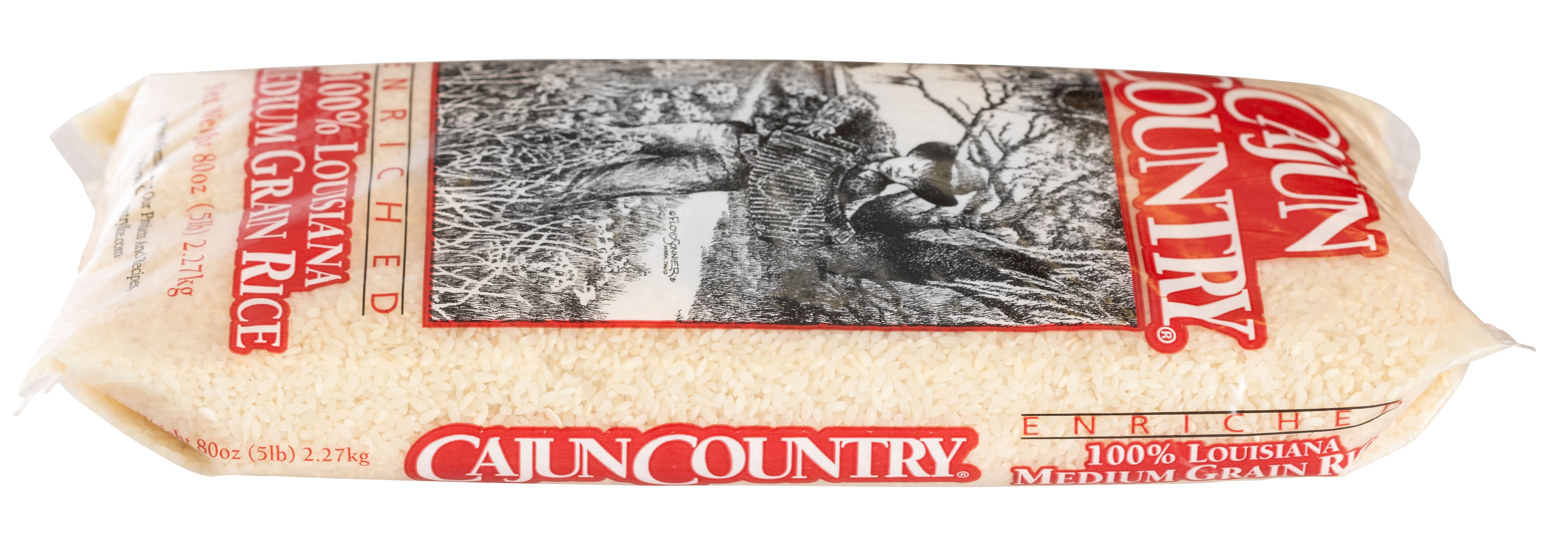 (2 pack) Cajun Country Enriched Medium Grain Rice - 5lb