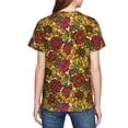 thumbnail image 5 of Fuzoiu Sunflower Print Youth Short Sleeve T-Shirt,Youth Dry-Fit Active Athletic T-Shirt,Short Sleeve Tops Tees for School, Sports, and Casual Wear, 5 of 6