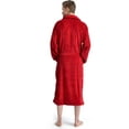 thumbnail image 2 of Men's Soft Plush Fleece Classic or Hooded Robe with Front Pockets, 2 of 7
