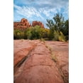 thumbnail image 2 of Collins, Ann 11x14 Black Ornate Wood Framed with Double Matting Museum Art Print Titled - Arizona-Sedona-Red Rock State Park-Cathedral Rock, 2 of 4