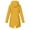 Yellow, variant on Aoochasliy Women's Plus Size Coats Winter Outerwear Clothes Solid Jacket Outdoor Hooded Windproof Loose Coat for Home Casual Work Play