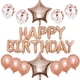 thumbnail image 1 of Kit de globos de cumpleaños Mylar Rose Gold, 25 unidades, feliz cumpleaños, 1 of 1